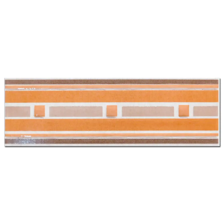 Brau decorativ faianta baie / bucatarie Garza Hisar Beige 8 x 25