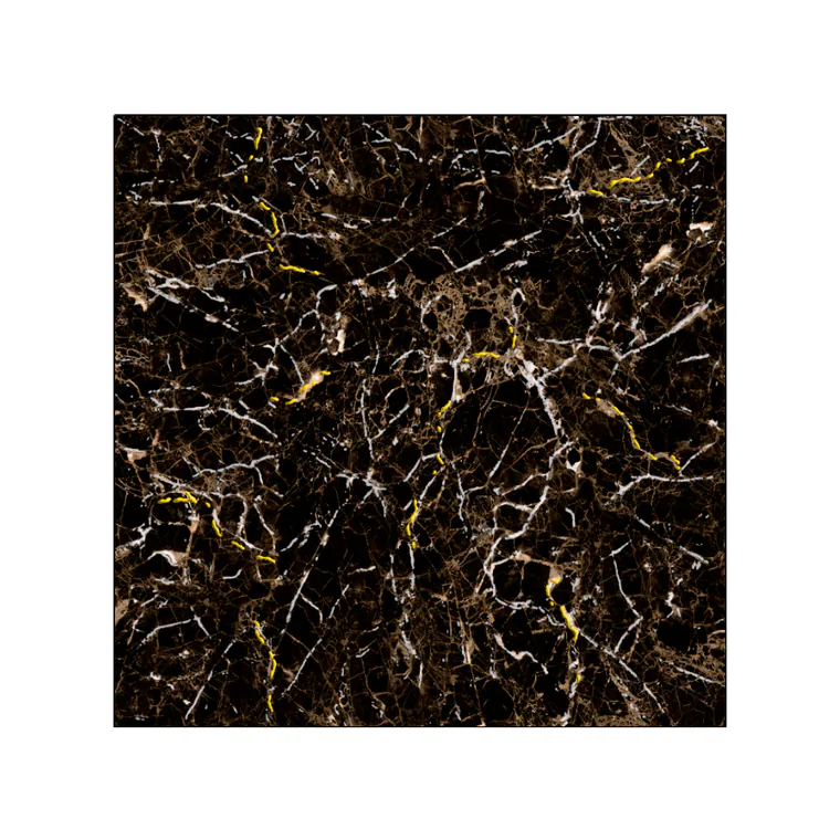 Gresie exterior / interior portelanata Royal Black 60 x 60 cm lucioasa rectificata tip marmura