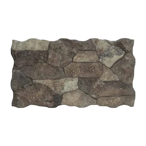 Placa murala portelanata Canyon Noce 25X45 mata
