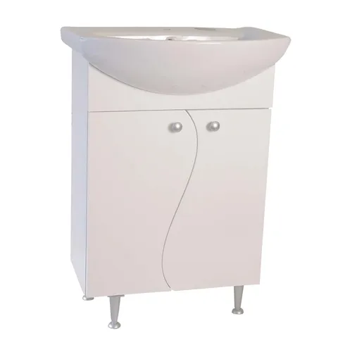 Masca chiuveta / lavoar baie Selena din MDF 60 cm alb