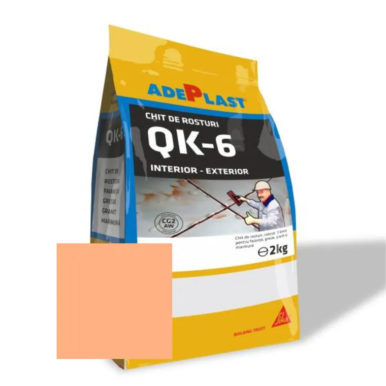 Chit de rosturi gresie si faianta Adeplast Quarz caramel deschis 2 Kg
