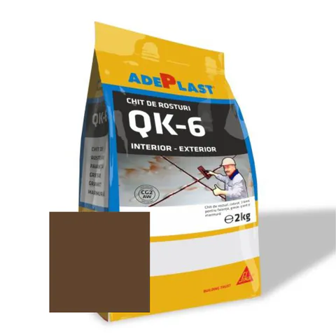 Chit de rosturi gresie si faianta Adeplast Quartz maro inchis 5 kg