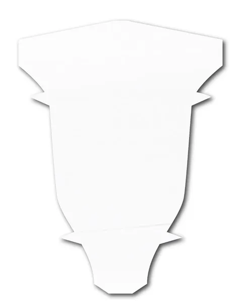 Colt interior plinta Korner LP55 alb