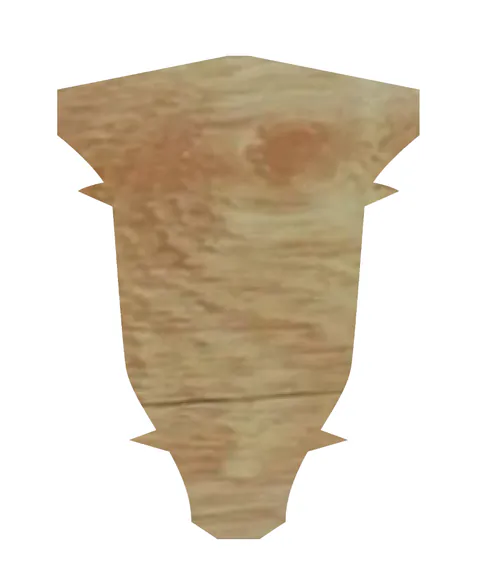 Colt interior plinta Korner LP55 stejar cubanez