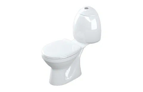 Set vas WC pe pardoseala cu rezervor pentru copii CIV + mecanism si capac duroplast (scurgere verticala)