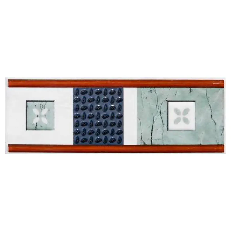 Brau decorativ faianta baie / bucatarie Ocana Verde 7.5 x 20