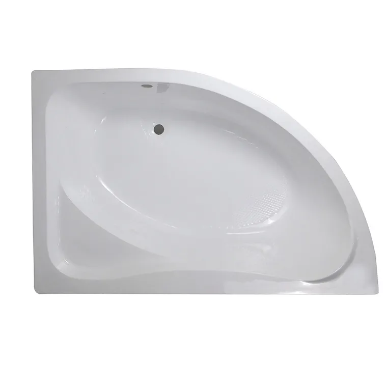 Cada baie pe colt Bella* cu suport acril 150 x 100 cm dreapta