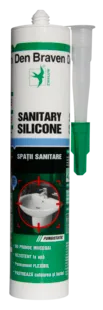 Silicon sanitar Den Braven 280 ml Alb