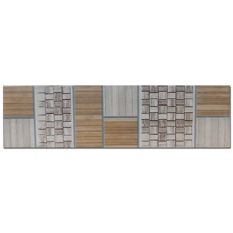 Brau decorativ faianta baie / bucatarie Bambu Beige 8 x 25
