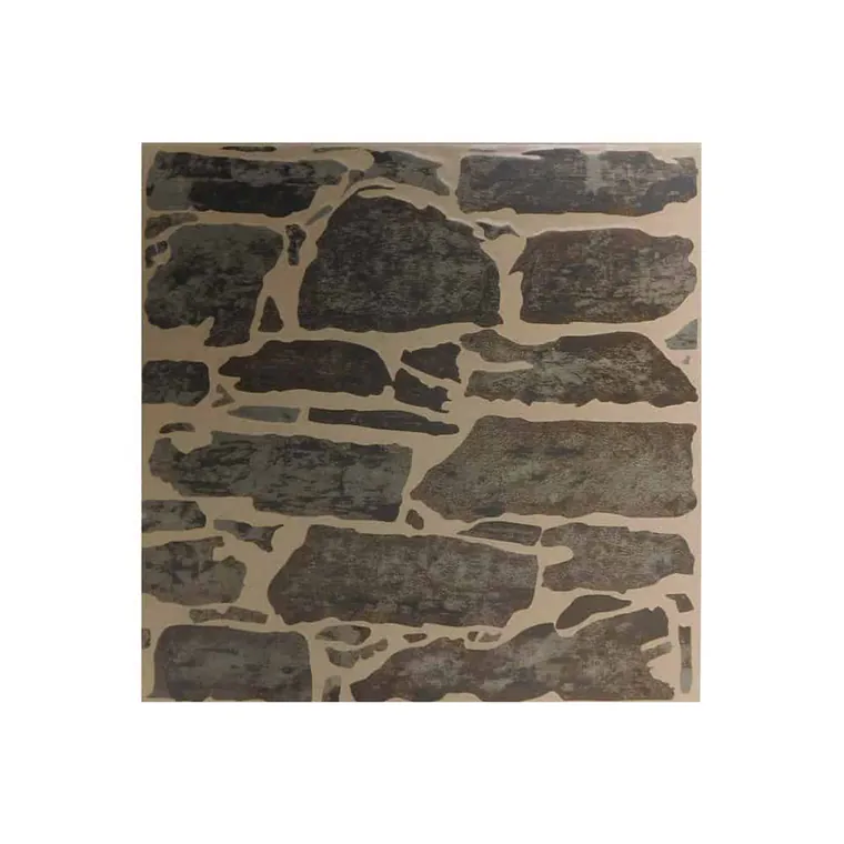 Gresie exterior / interior portelanata Tabarca Grey 33 x 33 cm mata tip piatra