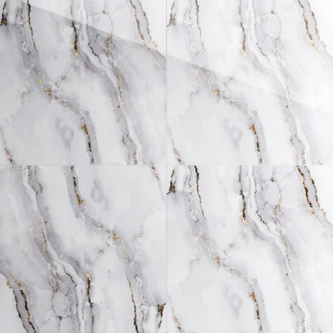 Gresie interior Kady Light Grey 42 x 42 cm lucioasa tip marmura