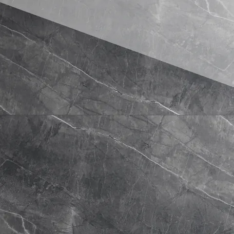 Gresie portelanata exterior / interior Armany Grey Endless 60 x 120 cm lucioasa rectificata tip marmura
