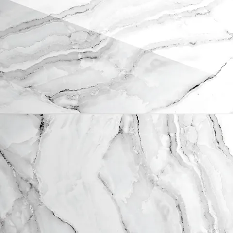 Gresie exterior / interior portelanata Butterfly Silver 60 x 120 cm lucioasa rectificata tip marmura