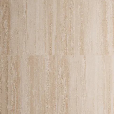Gresie antiderapanta exterior / interior Fiorito Travertine Beige 60X60X2 mata portelanata rectificata aspect ciment