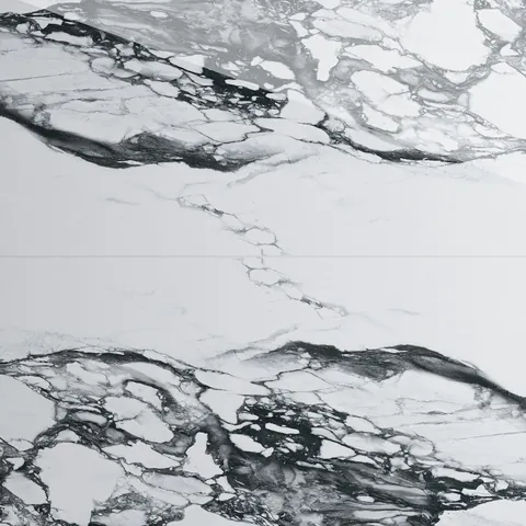 Gresie exterior / interior portelanata Renoir White 60 x 120 cm lucioasa rectificata tip marmura