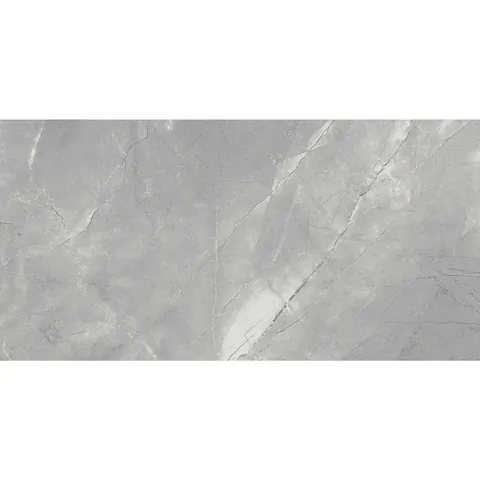 Gresie exterior / interior portelanata Pulpis Grey 29 7 x 59 7 cm mata rectificata tip marmura
