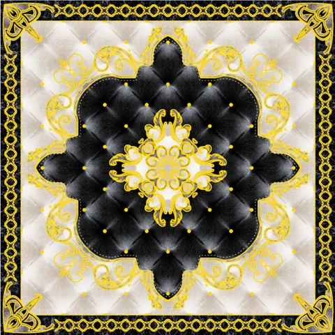 Gresie decorativa / covor ceramic Baroque Safa 12497-1B 120X120 (4 placi 60X60) lucioasa