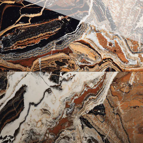 Gresie exterior / interior portelanata Ignite Natural 60 x 120 cm lucioasa rectificata tip marmura