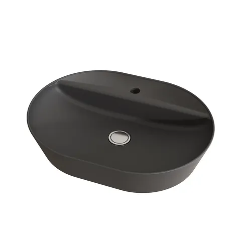 Lavoar baie pe blat Celesta Vista 60 x 45 x 11.5 cm ceramica antracit mat