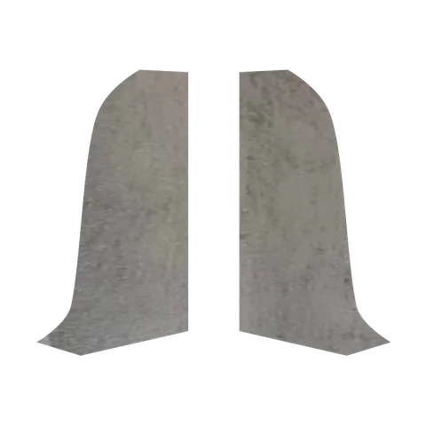 Terminatie stanga plinta Korner LP60 gri inchis