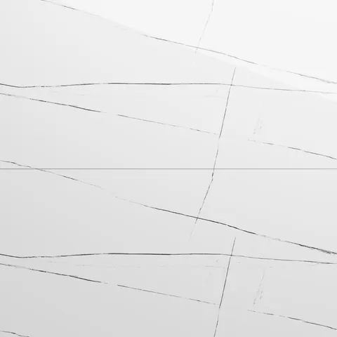 Gresie exterior / interior portelanata Saint Laurent White 60 x 120 cm lucioasa rectificata tip marmura