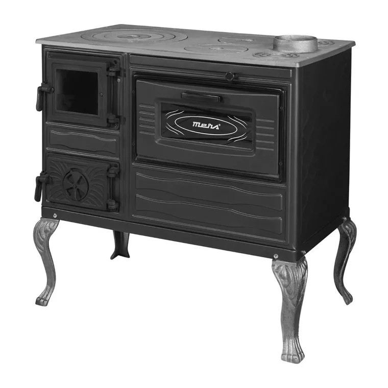 Soba pentru gatit Phantasya TK-502 7 KW negru dreapta