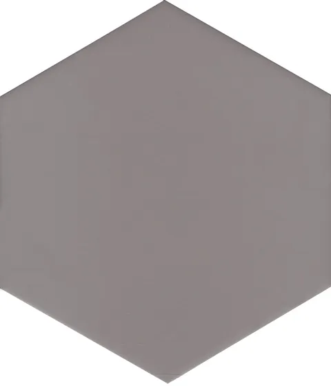 Gresie hexagonala exterior / interior Solid Basic Grey 21 5 x 25 cm mata portelanata