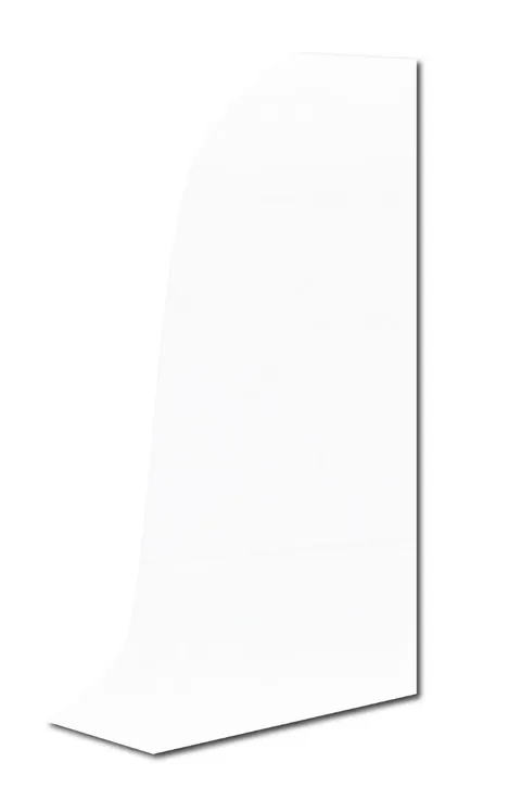 Terminatie dreapta plinta Korner LP55 alb