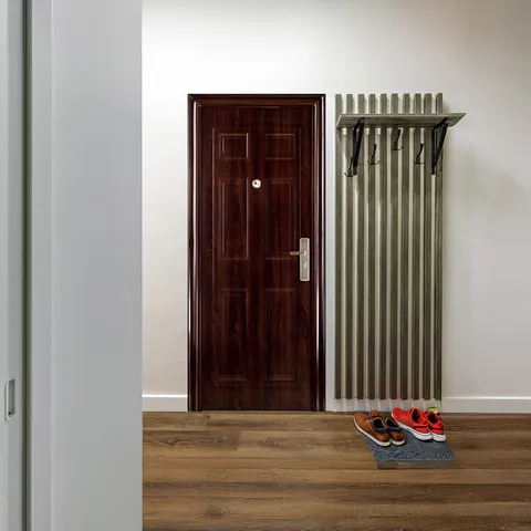 Usa metalica intrare Elegance 9 maro 86 x 205 cm stanga