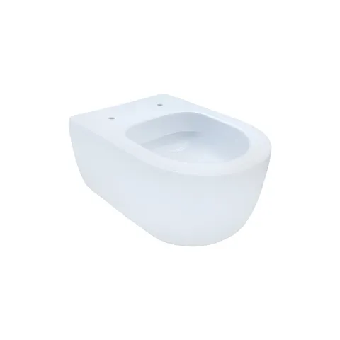 Vas WC rimless suspendat Supreme 49 cm compatibil capac softclose alb lucios