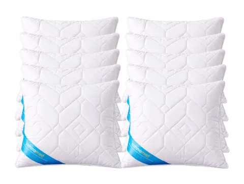 SET 10 Perne Somnomed Antimicrobiene lavabile la 95°C, 70 x 70 cm, vidat