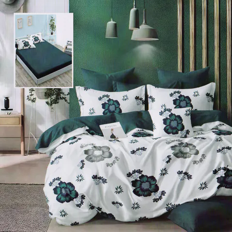 2 x Lenjerie de pat finet 6 piese, HF6P122