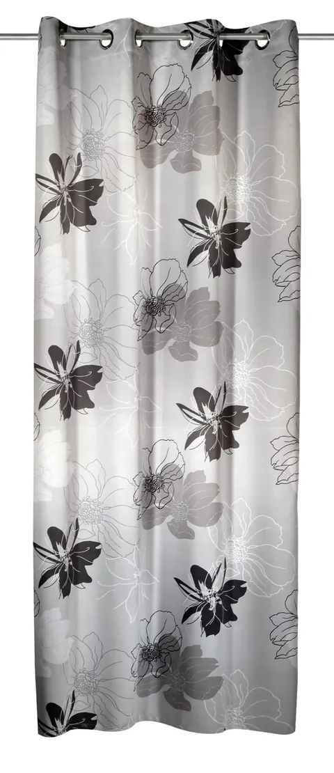 Draperie blackout, cu inele, Vegas Blackout, L135 x H245, gri