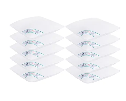 Pachet 10 Perne Medicinale Hipoalergenice SomnART 70x70cm, HypoallergenicMed, matlasate, lavabile la 95 de grade, fermitate medie spre tare