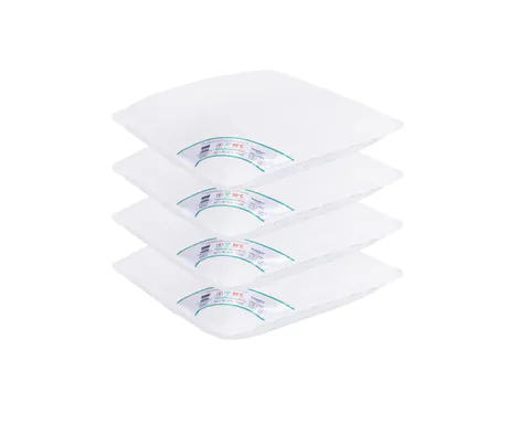 Set 4 Perne Medicinale Hipoalergenice SomnART 40x40cm, HypoallergenicMed, matlasate, lavabile la 95 de grade, fermitate medie spre tare