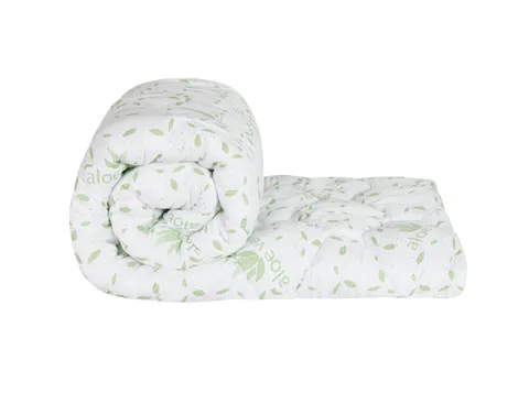 Pilota matlasata Aloe Confort Somnart, 140x200 cm, 500 g, microfibra, iarna, foarte groasa
