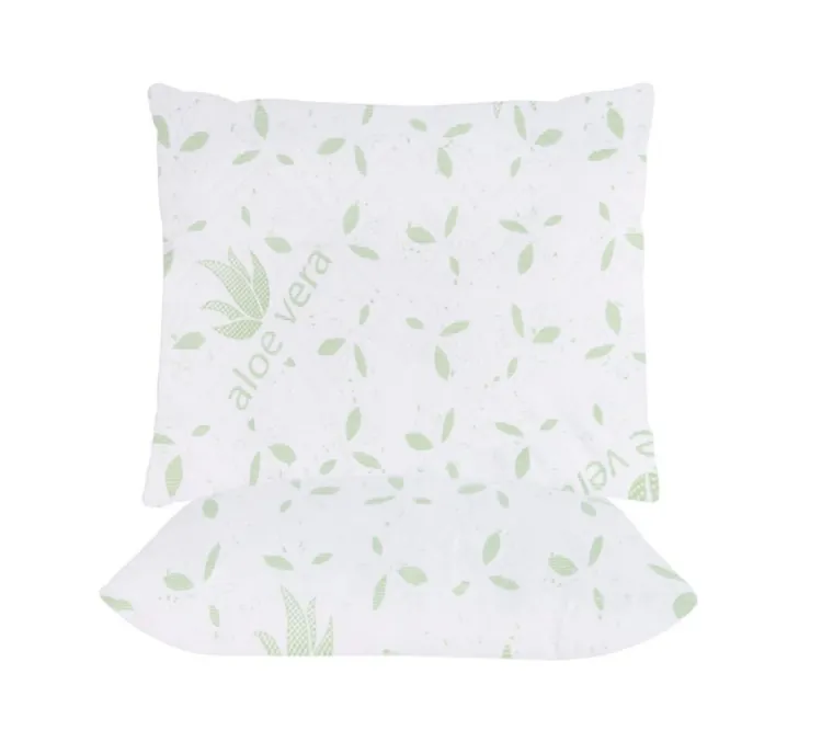 Set 2 Perne 60x60 Somnart Belina Aloe Vera, microfibra, lavabile la masina