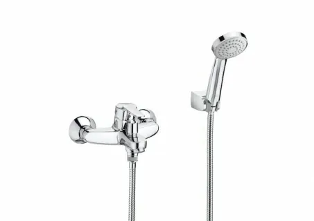 Baterie cada moncomanda Roca Victoria cu para, furtun si agatatoare dus