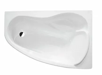 Cadă acrilică asimetrica de colț Roca Waitara 150 x 100 cm