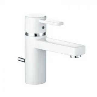 Baterie lavoar Kludi Zenta, ventil pop-up, crom-alb