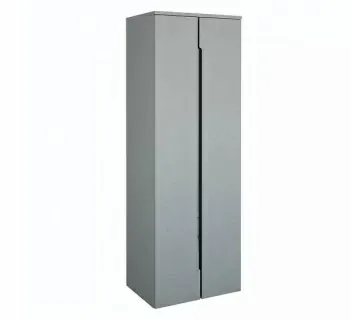 Dulap suspendat dublu Oristo Silver 50x35x144 cm, gri