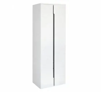 Dulap suspendat dublu Oristo Silver 50 x 35 x 144 cm, alb lucios