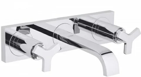 Baterie lavoar Grohe Allure cu 3 elemente 1/2″ pe perete