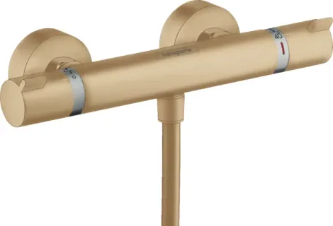 Baterie dus Hansgrohe Ecostat Comfort cu termostat, bronz periat