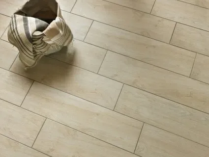 Gresie portelanata Sintesi Italia, Essenze Beige Rectificata 80,2x20,2 cm