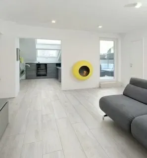 Gresie portelanata Sintesi Italia, Essenze Bianco Rectificata 80,2x20,2 cm