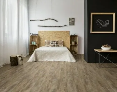 Gresie portelanata Sintesi Italia, Timber Noce Rectificata 80x20 cm