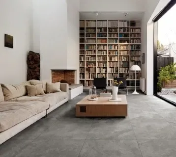 Gresie portelanata Sintesi, Tracks Grey 60,4x60,4 cm