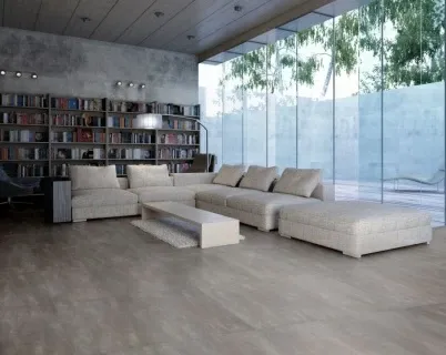 Gresie portelanata Sintesi, Tribeca Fumo 45x45 cm