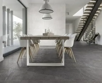 Gresie portelanata rectificata Abitare, Trust Black 121x60,4 cm